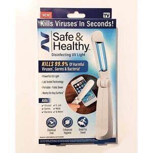 Portable Safe and Healthy Disinfecting Sanitizing UV-C Light Wand NEW IN BOX